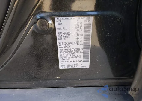 2014 Nissan Rogue Sl from USA, damaged, VIN 5N1AT2MV2EC846046